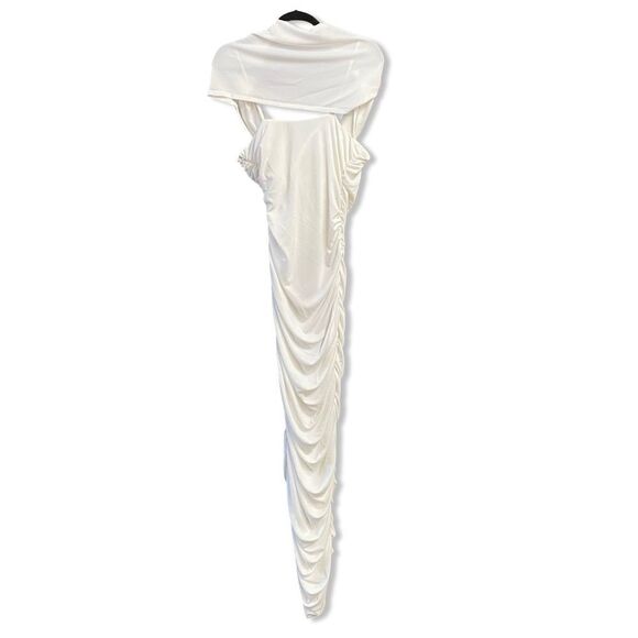 MAJORELLE Sigourney Gown White Strapless Dress ruched maxi Revolve NWT L - Picture 6 of 8